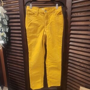 Croft & Barrow Mustard Yellow Courderoy